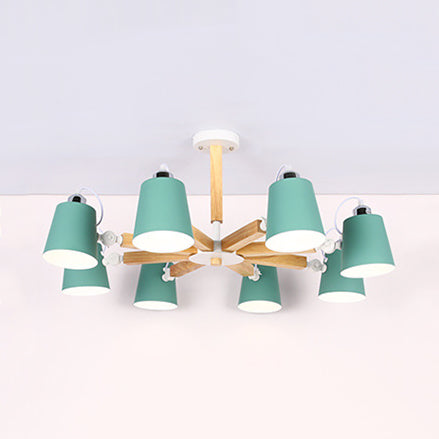 Nordic Style Undertint Chandelier Bucket Shade Light for Kids - Rebooters