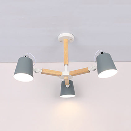 Nordic Style Undertint Chandelier Bucket Shade Light for Kids - Rebooters