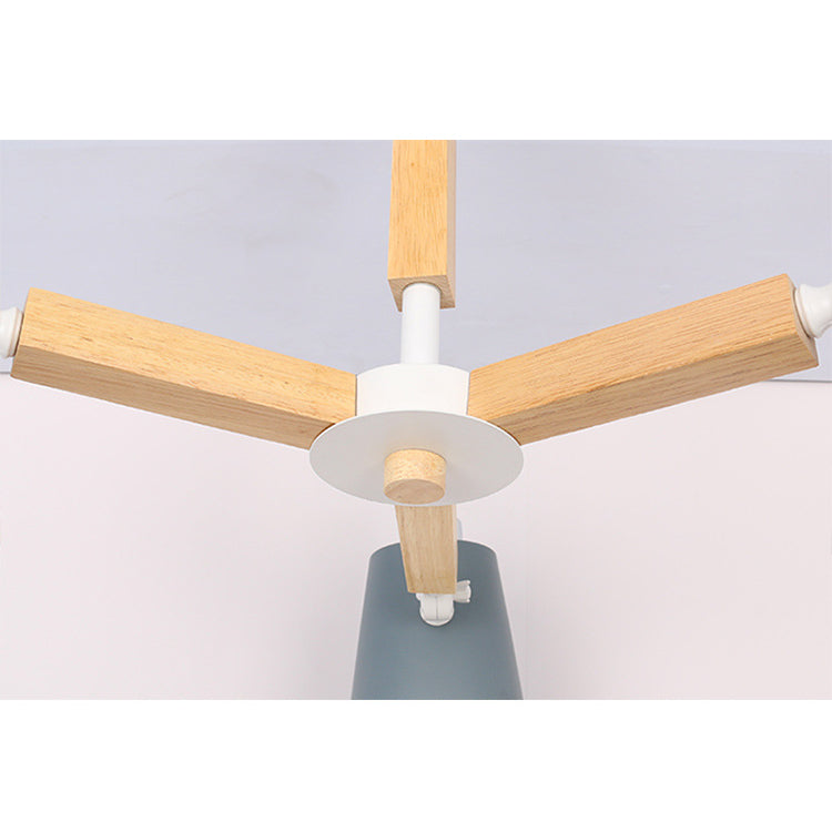Nordic Style Undertint Chandelier Bucket Shade Light for Kids - Rebooters