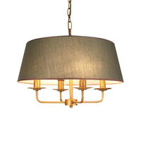 4 Bulbs Candle Chandelier Light Classic White Green Beige Fixture - Rebooters