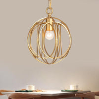 3 Lights Metal Hanging Chandelier Traditional Gold Candelabra Pendant Light 8 13 18 Wide - Rebooters