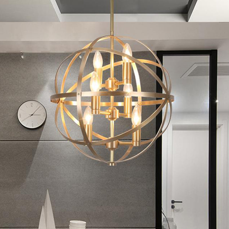 Candle Metal Chandelier Lighting Classic 4/6/8 Lights Gold - Rebooters