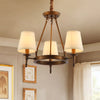 Conical Living Room Ceiling Chandelier Classic Fabric Fixture - Rebooters