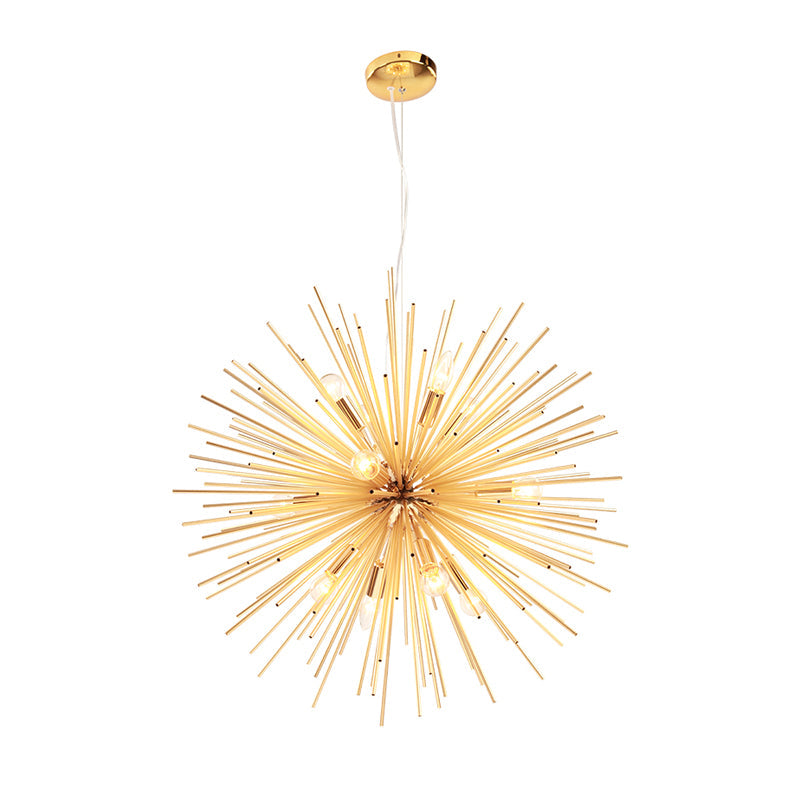 Starburst Chandelier Pendant Light Modernism Metal LED Gold - Rebooters