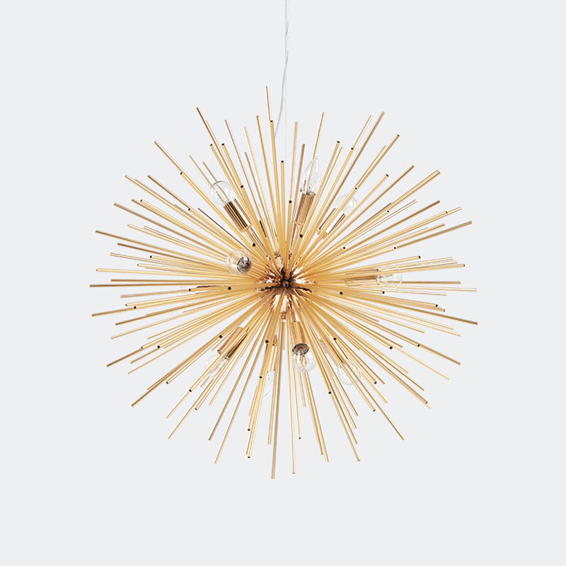 Starburst Chandelier Pendant Light Modernism Metal LED Gold - Rebooters