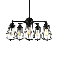 18"/25.5" W 5 Lights Chandelier Lighting Farmhouse Fixture - Rebooters