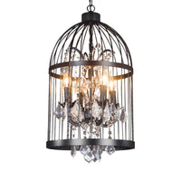 4 Heads Birdcage Chandelier Lighting Vintage Style Lamp - Rebooters