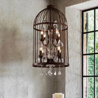 4 Heads Birdcage Chandelier Lighting Vintage Style Lamp - Rebooters