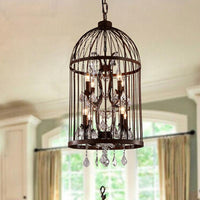4 Heads Birdcage Chandelier Lighting Vintage Style Lamp - Rebooters