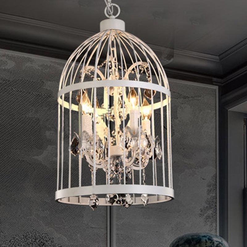 4 Heads Birdcage Chandelier Lighting Vintage Style Lamp - Rebooters