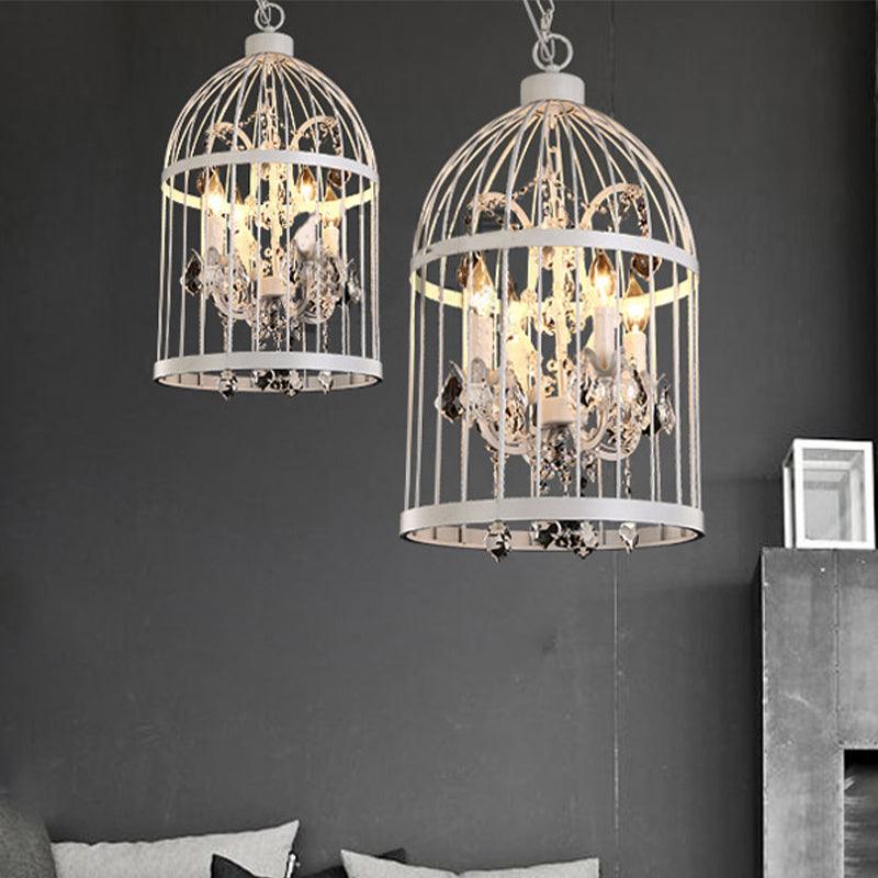 4 Heads Birdcage Chandelier Lighting Vintage Style Lamp - Rebooters