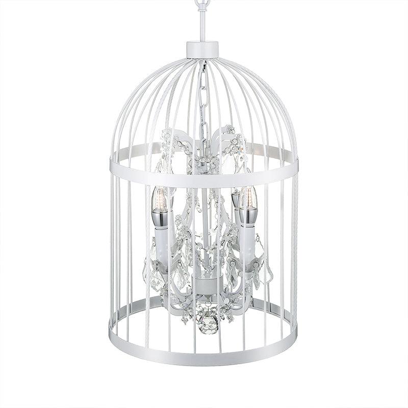 4 Heads Birdcage Chandelier Lighting Vintage Style Lamp - Rebooters