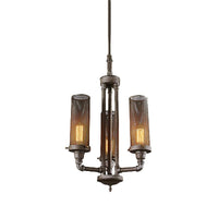 3/5/8 Lights Tube Hanging Lamp Cylinder Mesh Shade Fixture - Rebooters