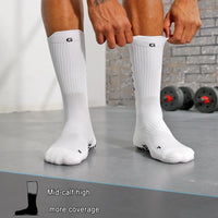 Rebooters Anti-Slip Grip Sports Socks – Cushioned, Breathable Cotton Blend, Unisex