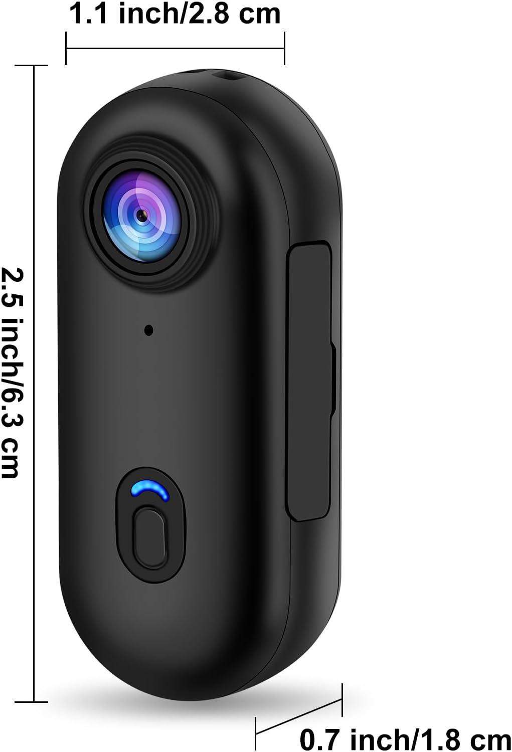 4K 128GB UHD Mini Body Camera - Your Ultimate Hands-Free Recording Companion - Rebooters
