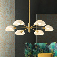 1/2 Tiers Chandelier Lamp Spoon Shade Nordic Metal Light - Rebooters