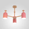 Candy Colored Goblet Chandelier Macaron Loft Light Kid Room - Rebooters