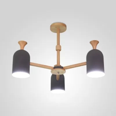 Candy Colored Goblet Chandelier Macaron Loft Light Kid Room - Rebooters