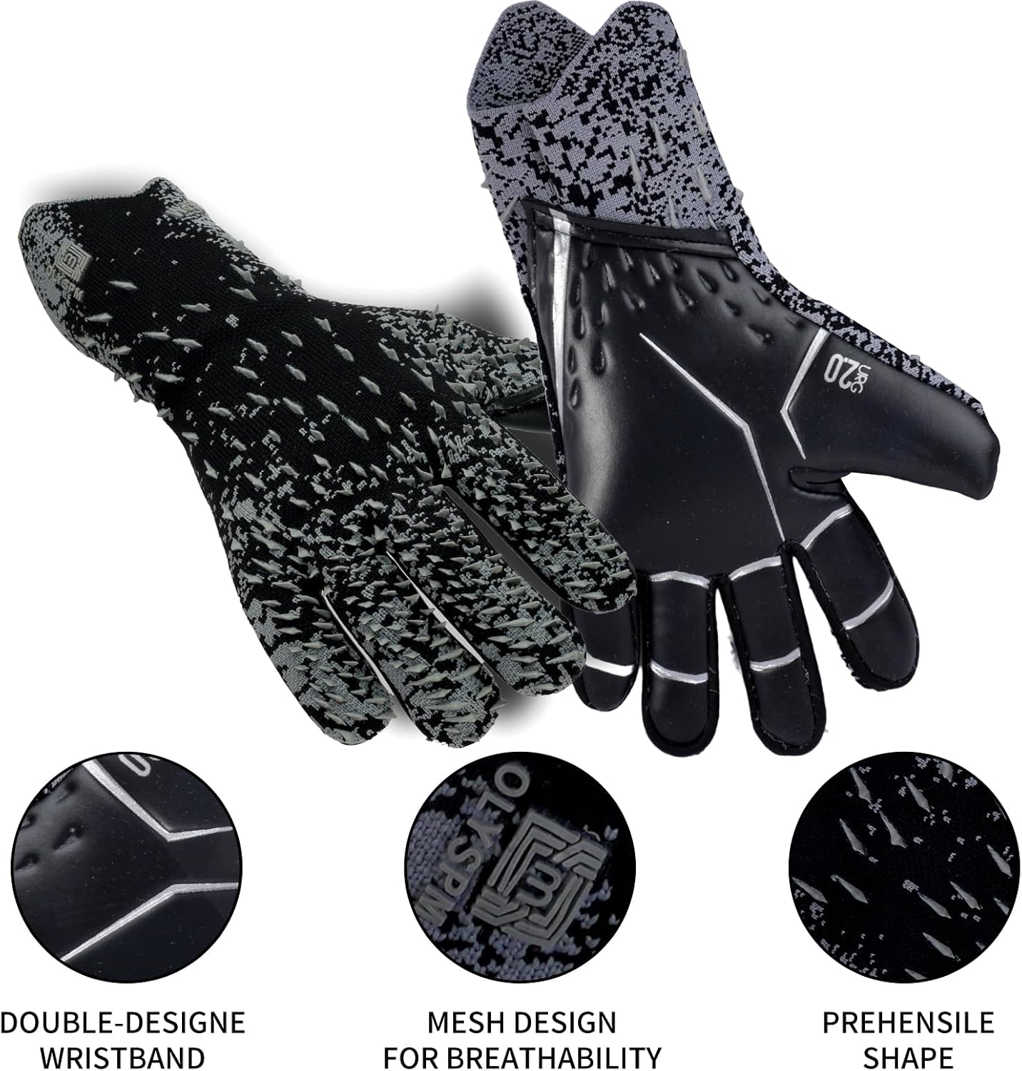 Kids Goalkeeper Gloves – All-Weather Grip, Wrist Support, Breathable Fit