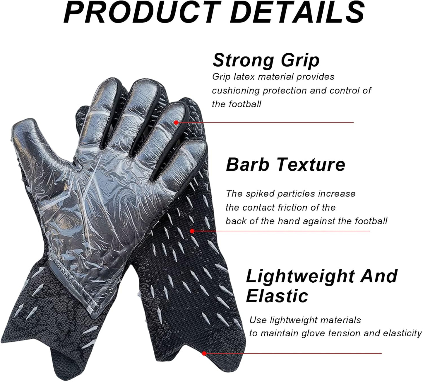 Kids Goalkeeper Gloves – All-Weather Grip, Wrist Support, Breathable Fit