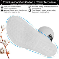 Rebooters Anti-Slip Grip Sports Socks – Cushioned, Breathable Cotton Blend, Unisex