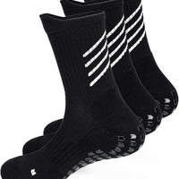 Rebooters Anti-Slip Grip Sports Socks – Cushioned, Breathable Cotton Blend, Unisex