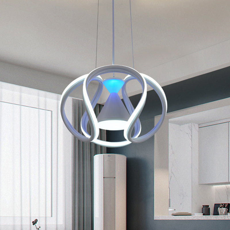 Waving Dining Room Hanging Lighting Acrylic LED Modernism - Rebooters