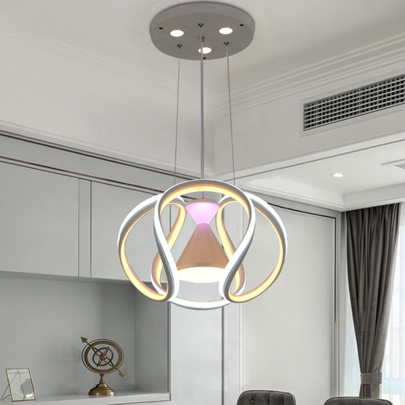 Waving Dining Room Hanging Lighting Acrylic LED Modernism - Rebooters