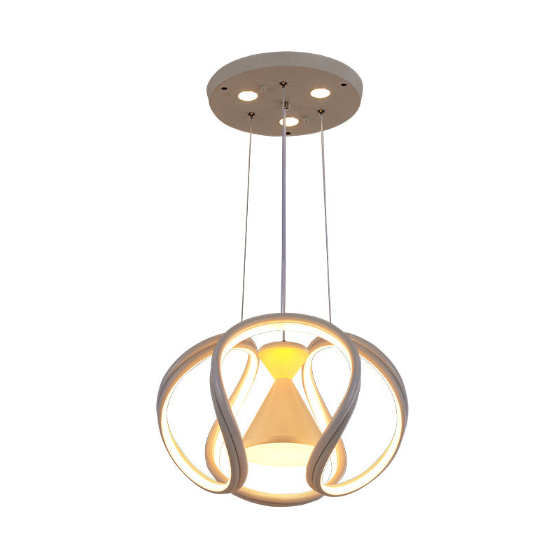 Waving Dining Room Hanging Lighting Acrylic LED Modernism - Rebooters