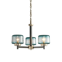 3/6-Light Dining Room Chandelier Post Modern Grey Radial - Rebooters