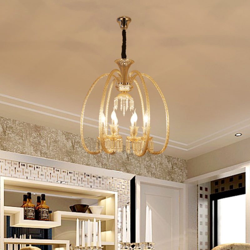 6/8 Heads Hanging Chandelier Antique Living Room Pendant - Rebooters