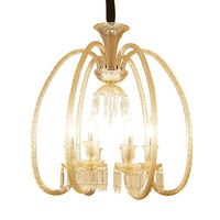 6/8 Heads Hanging Chandelier Antique Living Room Pendant - Rebooters