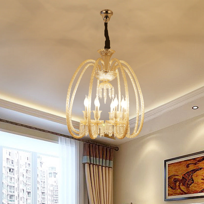 6/8 Heads Hanging Chandelier Antique Living Room Pendant - Rebooters