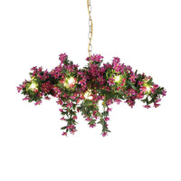 12-Light Hanging Chandelier Industrial Starburst Pendant Light - Rebooters