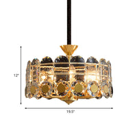 9-Light Chandelier Modernist Restaurant Hanging Ceiling Lamp - Rebooters