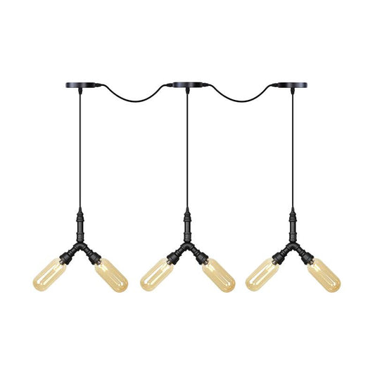 6/10/14 Bulbs Multi Ceiling Light Industrial Restaurant Lamp - Rebooters