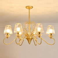 6/8-Light Pendant Chandelier Contemporary Cone Shade Lamp - Rebooters