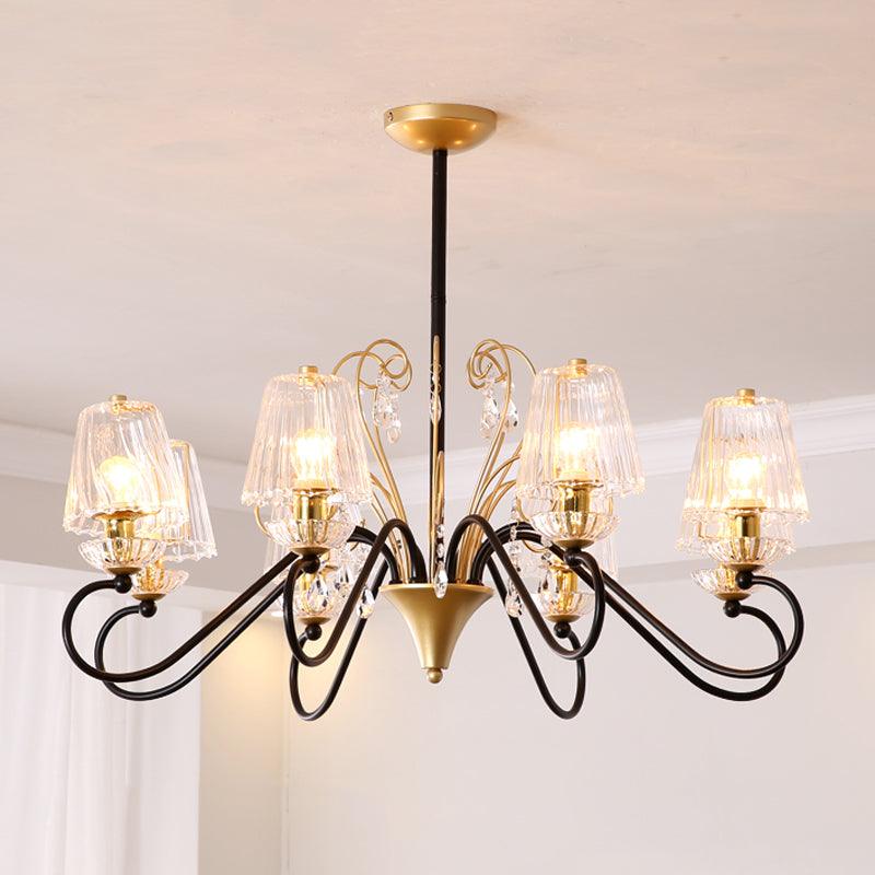 6/8-Light Pendant Chandelier Contemporary Cone Shade Lamp - Rebooters