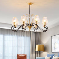 6/8-Light Pendant Chandelier Contemporary Cone Shade Lamp - Rebooters
