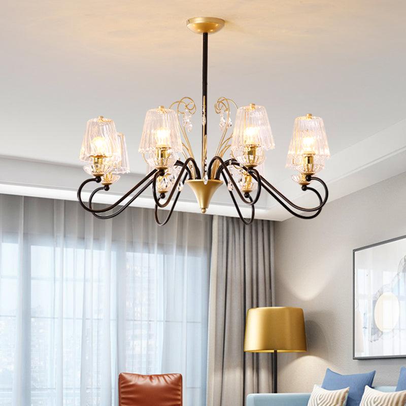 6/8-Light Pendant Chandelier Contemporary Cone Shade Lamp - Rebooters