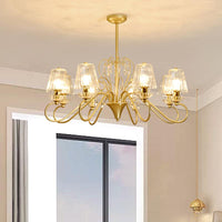 6/8-Light Pendant Chandelier Contemporary Cone Shade Lamp - Rebooters