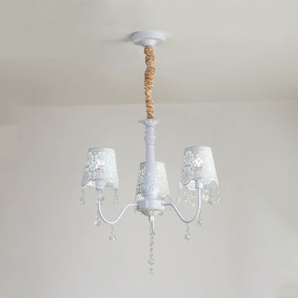 Modern Undertint Chandelier Empire Shade Metal Pendant Lighting - Rebooters
