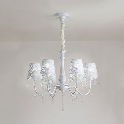 Modern Undertint Chandelier Empire Shade Metal Pendant Lighting - Rebooters