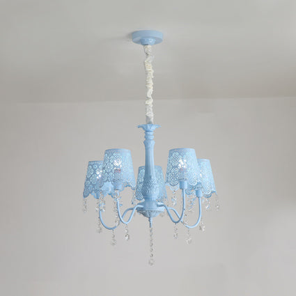 Modern Undertint Chandelier Empire Shade Metal Pendant Lighting - Rebooters