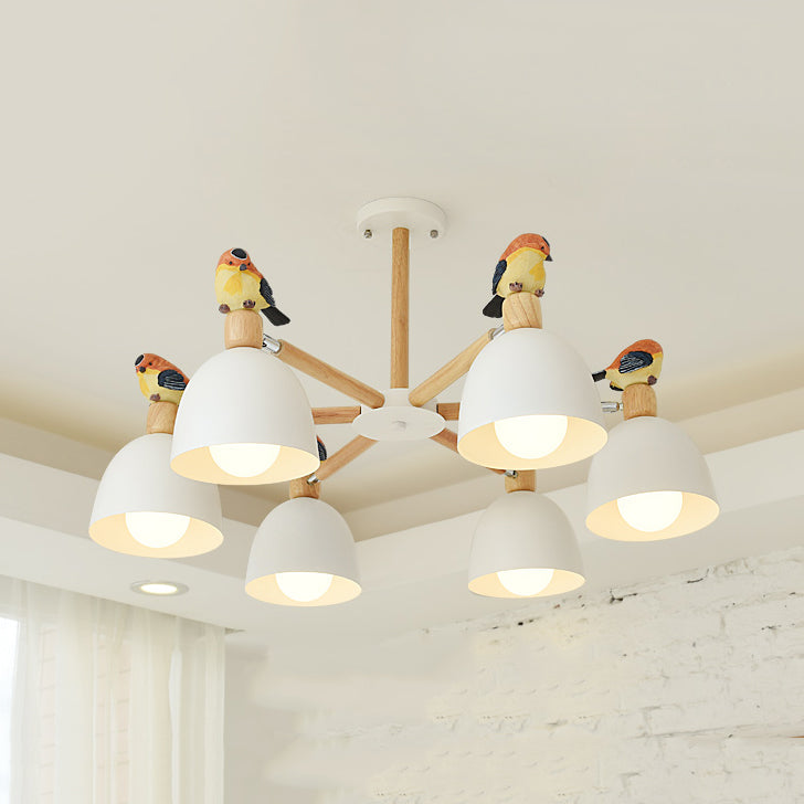 Nordic Modern Bowl Shade Pendant Chandelier Iron Chandelier - Rebooters