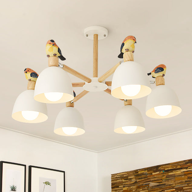 Nordic Modern Bowl Shade Pendant Chandelier Iron Chandelier - Rebooters