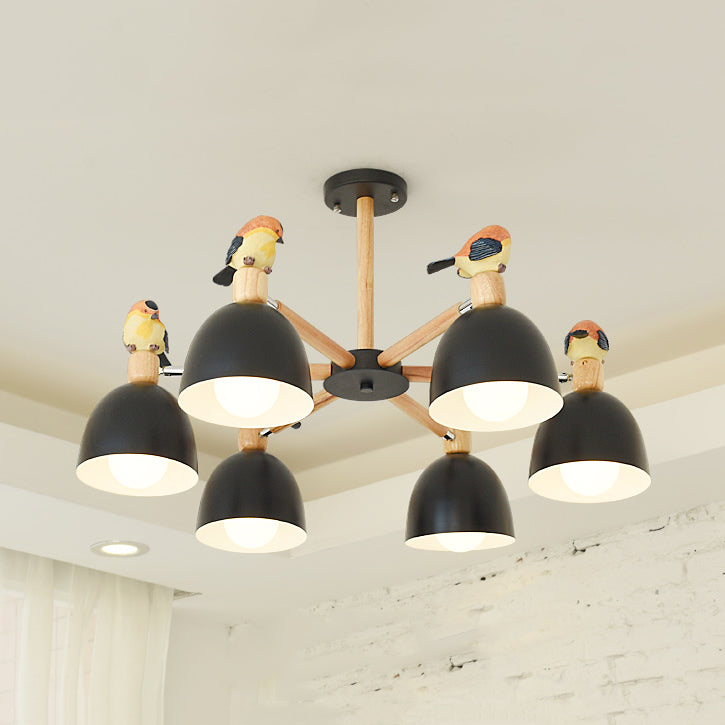 Nordic Modern Bowl Shade Pendant Chandelier Iron Chandelier - Rebooters
