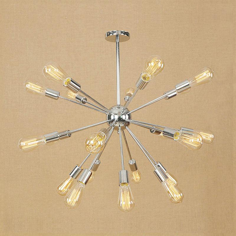 18/21 Lights Iron Chandelier Light Farmhouse Copper Gold Finish - Rebooters