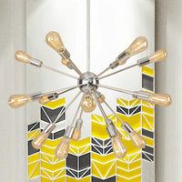 18/21 Lights Iron Chandelier Light Farmhouse Copper Gold Finish - Rebooters