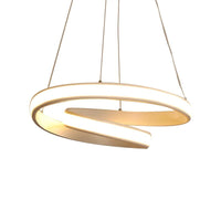 23"/31.5" Wide LED Dining Room Chandelier Light Black/White - Rebooters